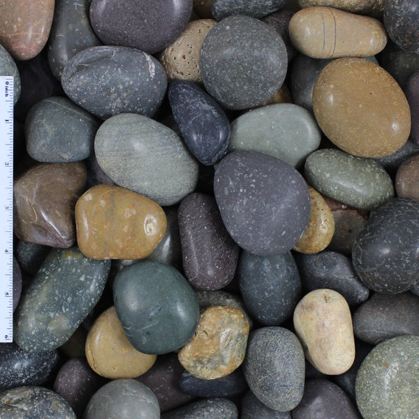 Polished Mixed Mexican Landscape Beach Pebbles