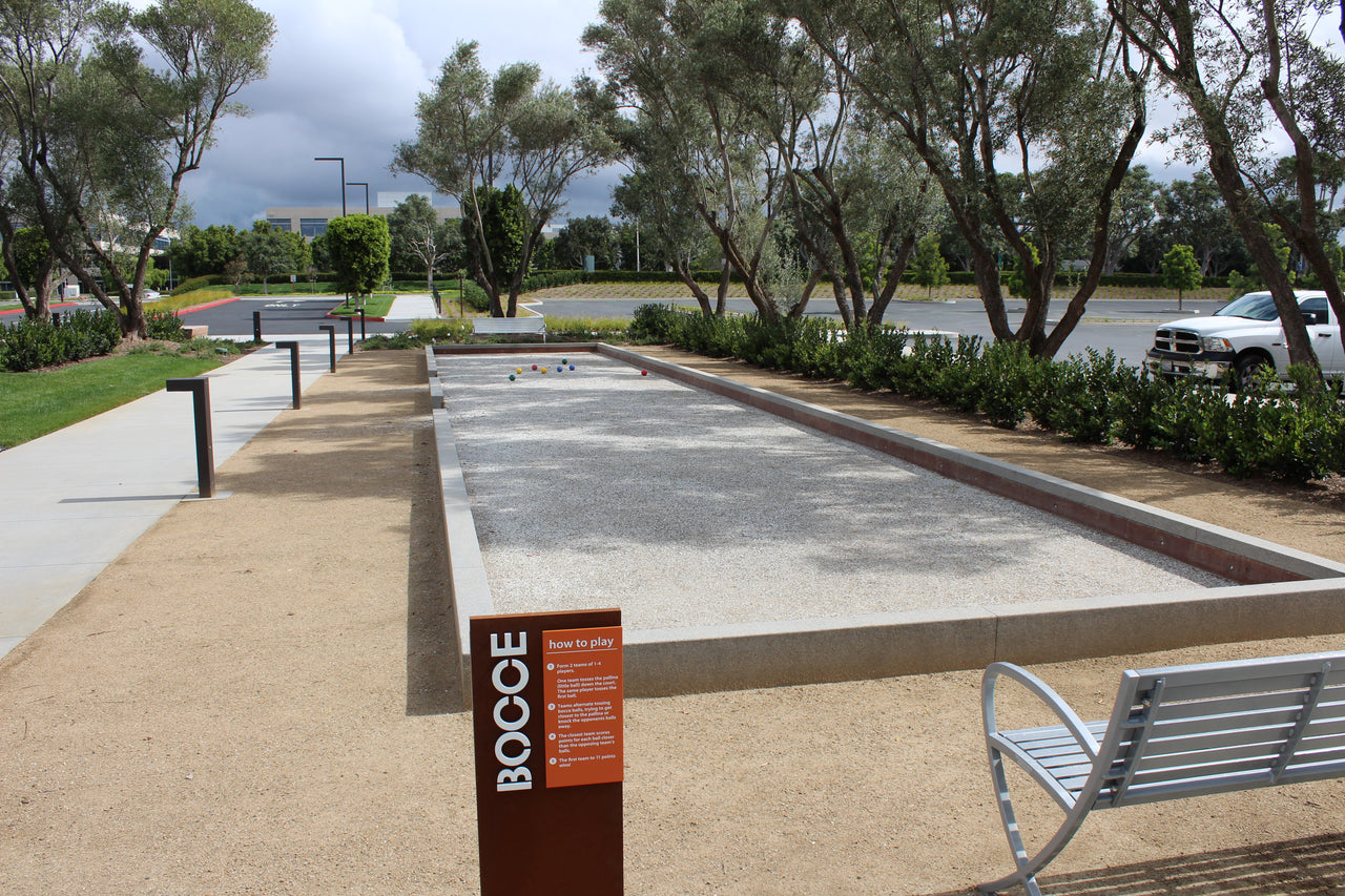 Bocce Ball Court using Oyster Shell Blend